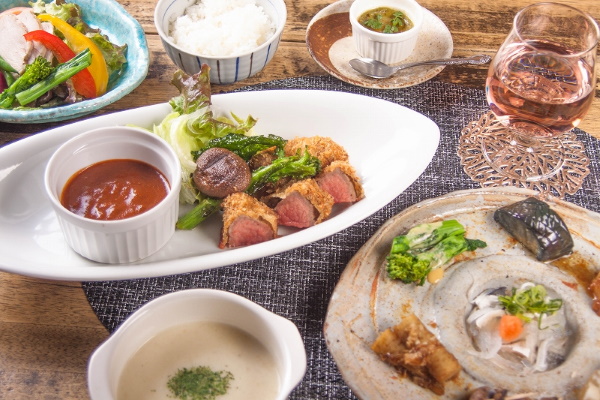 茨木牛カツランチ